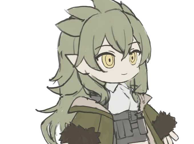 SDレイアさんを描いています 