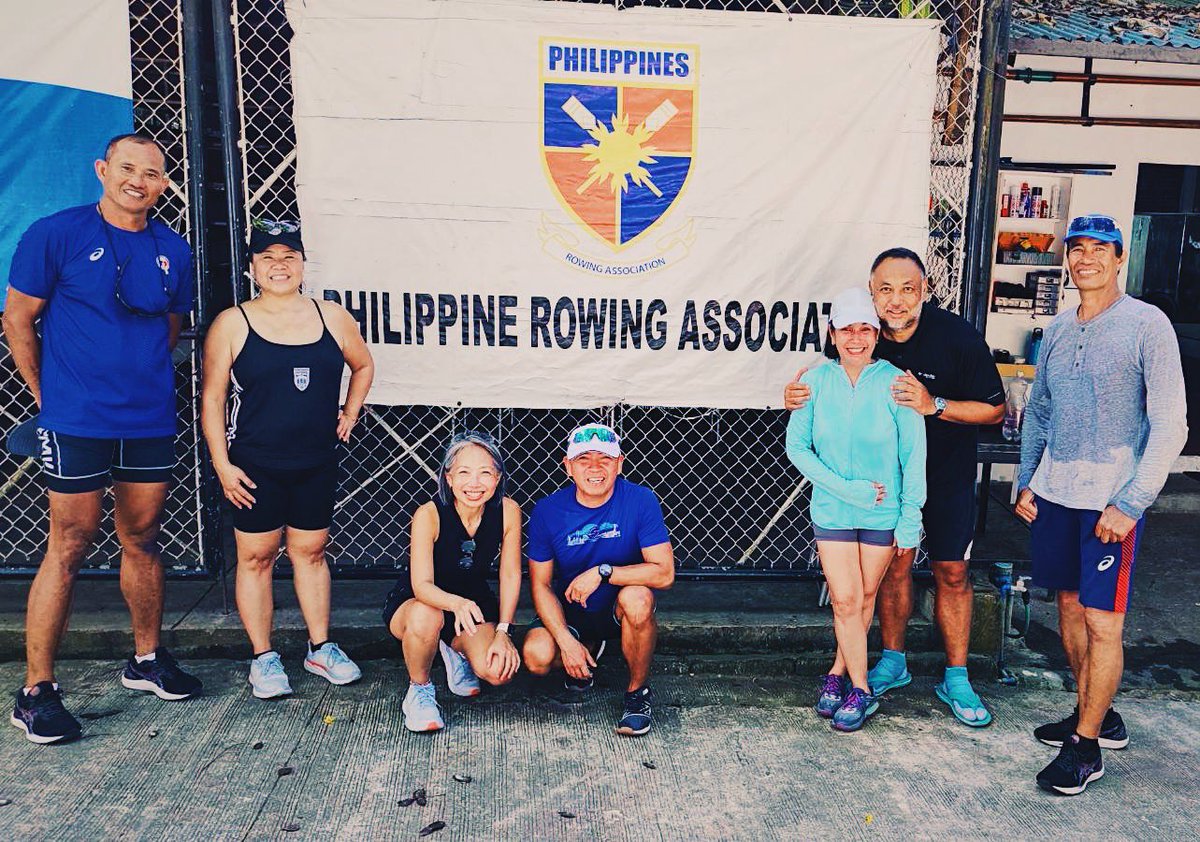 Thank you for coming by and rowing at our national training grounds, Mr. Timothy Aquino and company! 🚣🏽‍♂️

We aim to build a bigger rowing community one step at a time 🇵🇭
#RowingPH #RowingForAll #Philippines