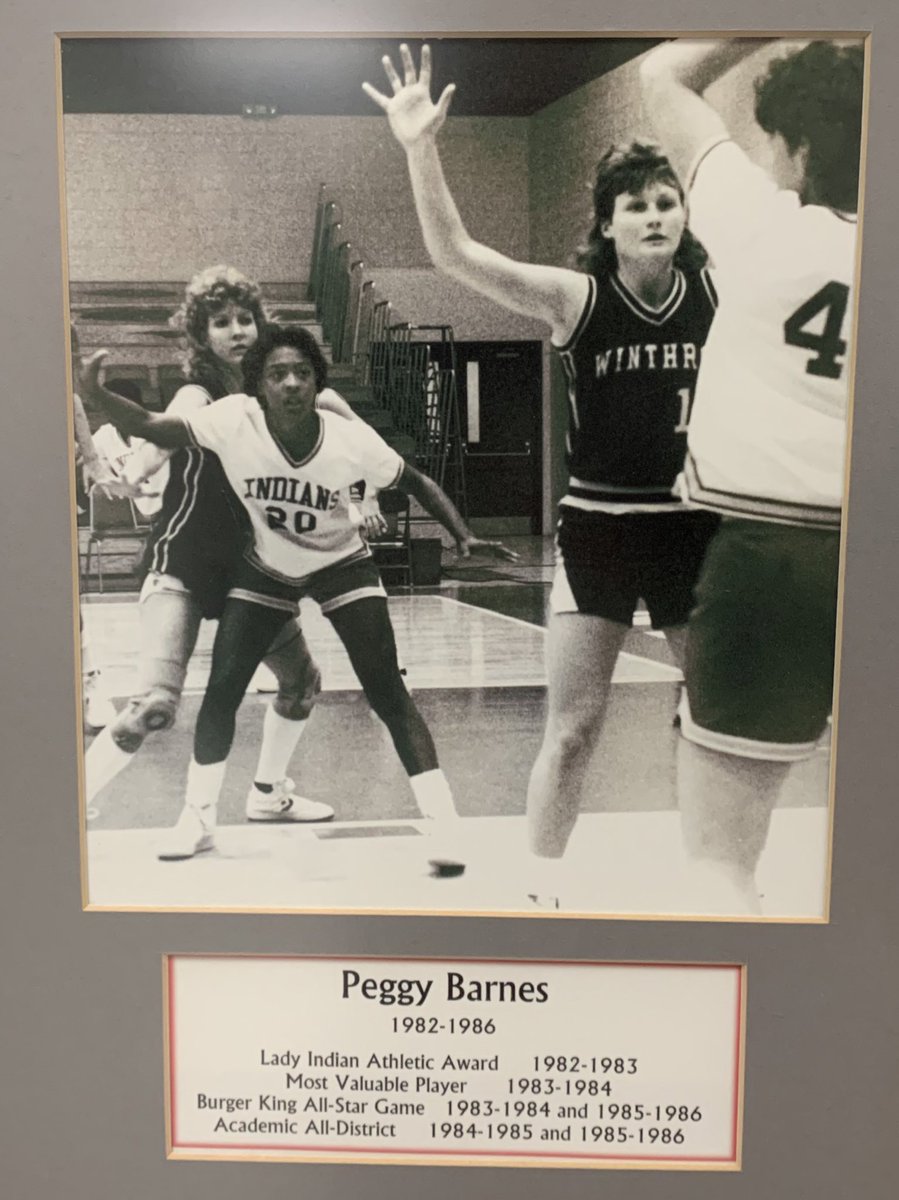 newberry_wbb's tweet image. Dr. Peggy Barnes Winder 🏀🐐 FIRST female to be inducted into the Hall Of Fame! Ranked top 5 in both rebounds (1035) and points (1264). She earned the Lady Indian Award, Outstanding Freshman, and ‘83-84 MVP. 1st African American head women’s bball coach #LeadingTheWay #WolfPack