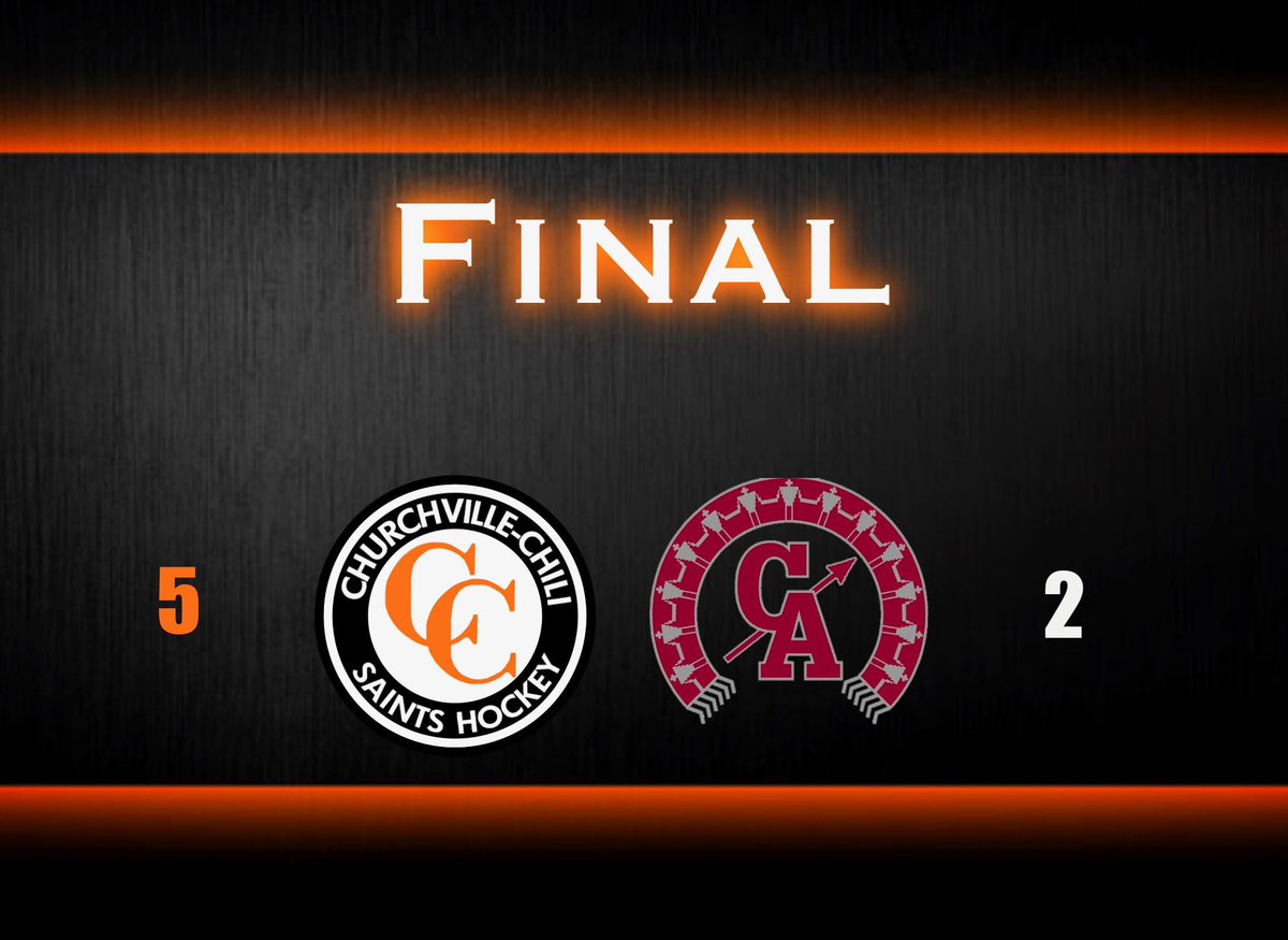 cccsdhockey's tweet photo. SAINTS WIN!!!!! WE MOVE ON TO THE CHAMPIONSHIP GAME ON SUNDAY!!!! Stay tuned for ticket information!!! #CCPuck #BrickChasing https://t.co/2zeLcGuhzZ