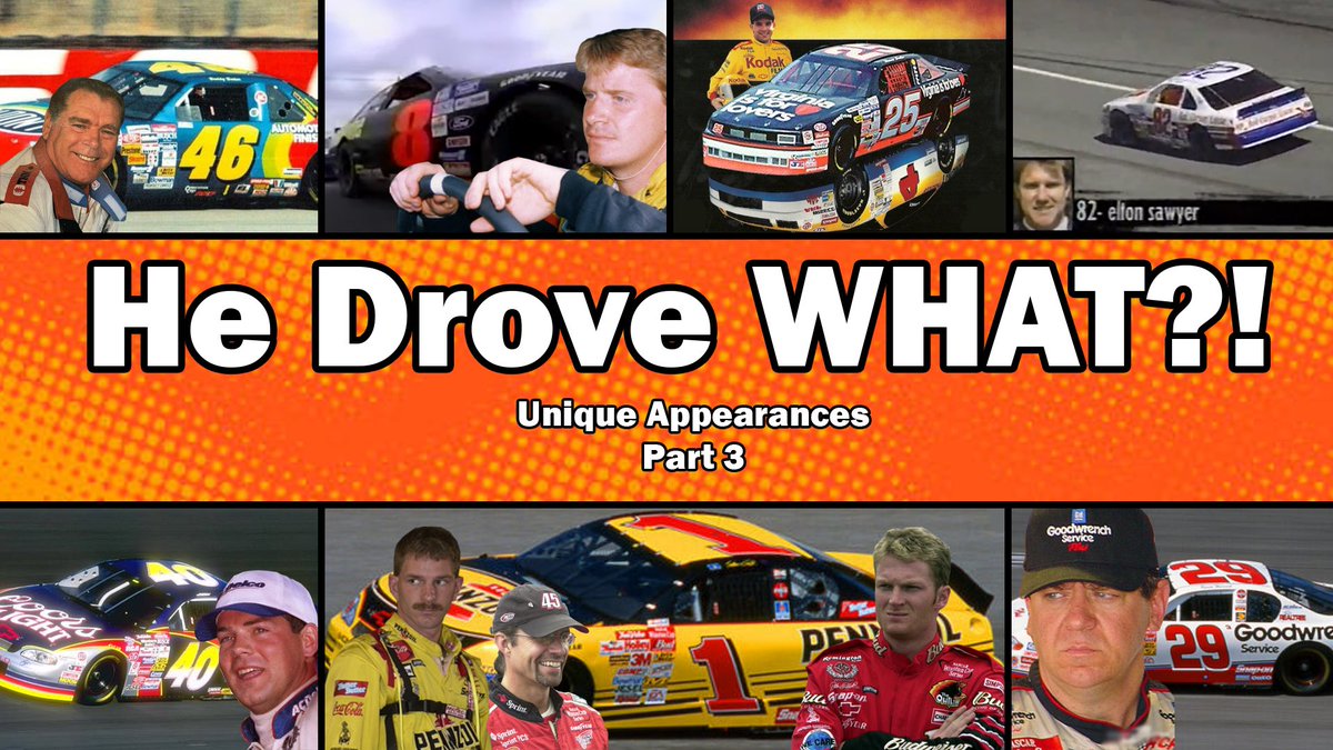 SethSharp35's tweet photo. 🚨New on YouTube!🚨

He Drove What?!

• No. 46 DuPont
Buddy Baker

• No. 8 Texaco/Havoline
Jeff Burton

• No. 1 Pennzoil
Kerry Earnhardt, Dale Jr and almost Kyle Petty

• No. 29 Goodwrench
Rick Mast

…and more at the link below ⬇️
https://t.co/sZkYCEopZA https://t.co/oowYdJ2D5v