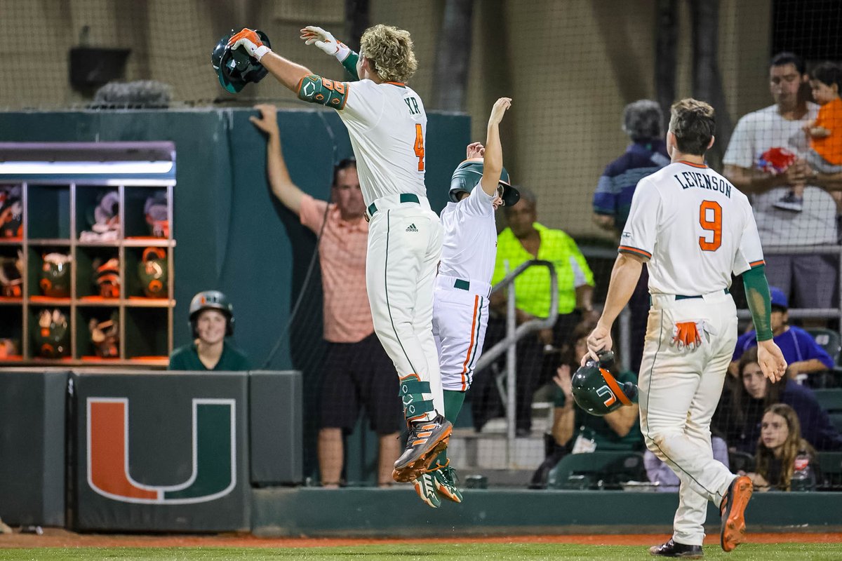 CanesBaseball's tweet photo. A moment Blake Cyr will never ever forget... https://t.co/ao9fccEZcN