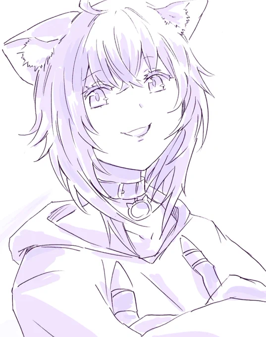 #なにか過去絵貼って挨拶するおはようございにゃす 