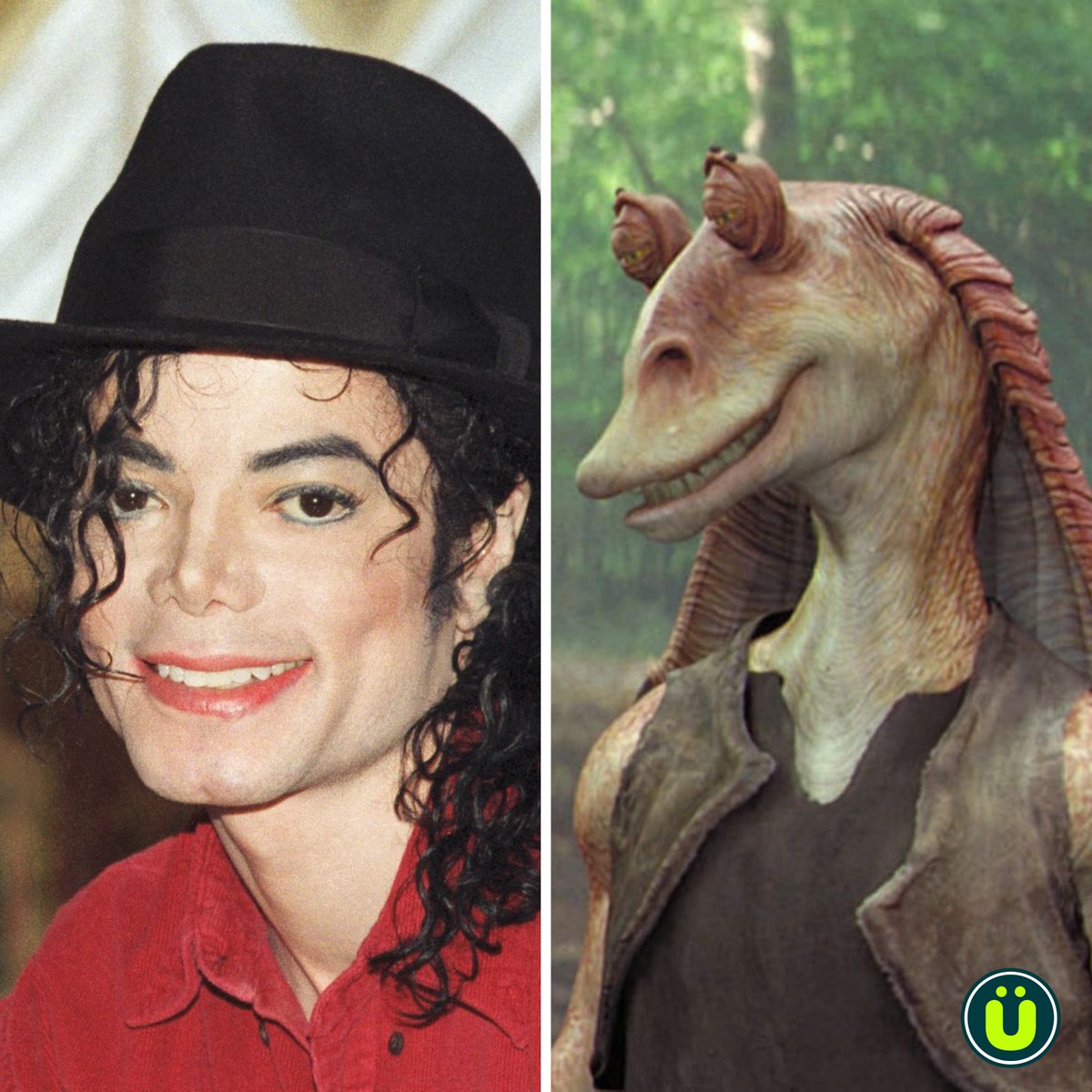 UberFacts's tweet photo. Michael Jackson wanted to play Jar Jar Binks in the Star Wars prequel trilogy, but he and George Lucas disagreed on how the character should be portrayed

Lucas wanted Jar Jar Binks to be created using CGI, Michael wanted to play the character in make-up and prosthetics https://t.co/AnNfNndQqa