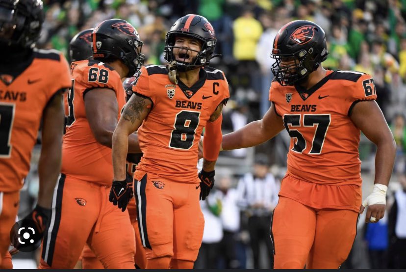 #AGTG After a great conversation with 
@CoachAdamsOSU I am blessed to receive an offer from Oregon State University @DonnieBaggs_ @STE_ELITE @SWiltfong247 @247Hudson @CoachGotte @JasonHinkelman @CoachZoAdams @Perroni247