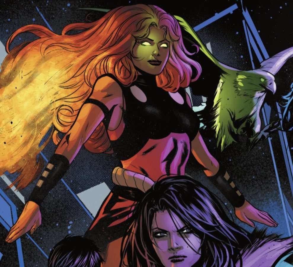 dailykory's tweet photo. ✰ Starfire in Titans United: Blood Pact (2022) #6, out today! https://t.co/tIxsKotrQl