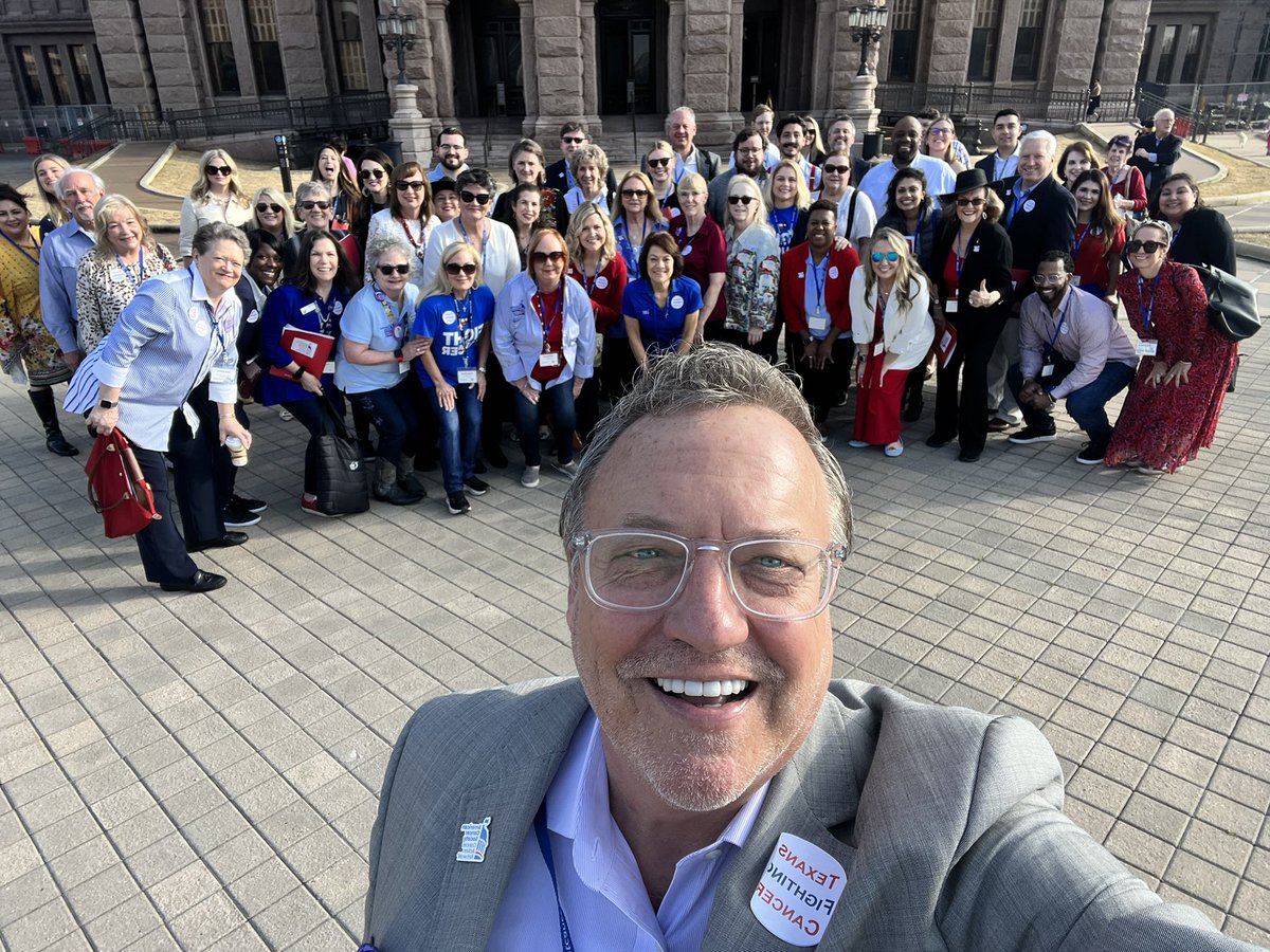 JeffFehlis's tweet photo. Lobby Day! Proud of these amazing volunteers, advocating of behalf of cancer patients and their families in Texas!
#TXCancerActionDay #ACSTexas
#ACSCANTexas https://t.co/hJS6e7R7wn