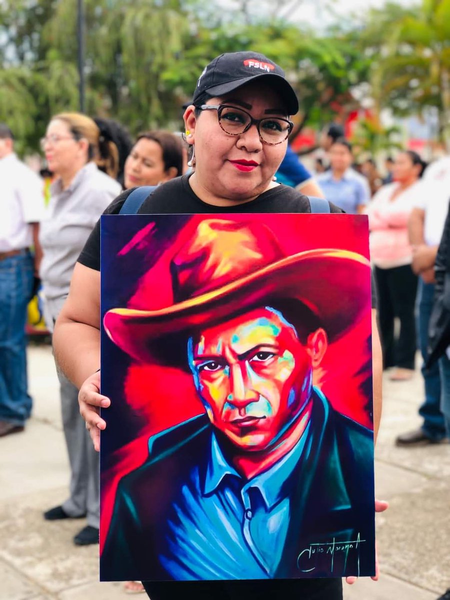 "Sandino vive en el 89 aniversario, en el 90, en el 100, en infinito por su ejemplo heroico, para todos nosotros" 

Viva Nicaragua! 

#UnidosEnVictorias 
#SandinoPatriayLibertad