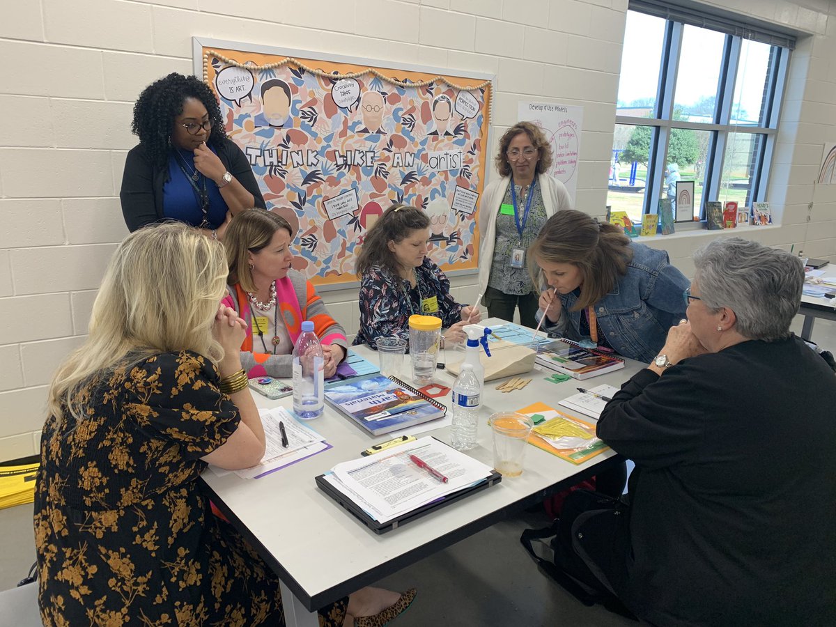 KangamoonT's tweet photo. Great day with @Katie_Delloso where she facilitated a STEAM Day for @gcschools STEAM teachers to observe lessons, learn about the standards, resources and network with other STEAM teachers across the district. #mathscience https://t.co/uJoRg5F89v