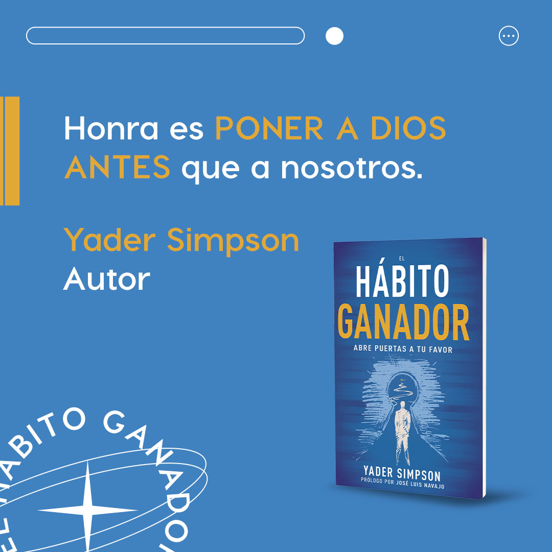 ¡DIOS PRIMERO!
.
.
.

➡️ Adquiere tu copia del nuevo libro de Yader Simpson a traves de ww.pastoryes.com  o simplemente da click al link en nuestro bio.

#yadersimpson #whitakerhouse #whitakerhousees #whitakerhouse #newbook #nuevolibro #elhabitoganador #thewinningh…