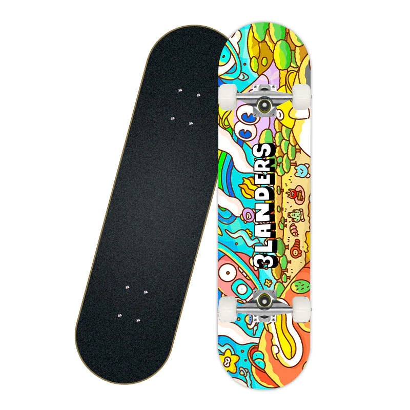 3LandersNFT's tweet photo. Take you chances! Move through the map! Most of all, earn the opportunity win prizes!
Everyone that makes it to the end of the map this week will have a chance at winning one of the following: 
3Lander #37
1:1 NFT by Pom 
Skate Deck https://t.co/01lJBNN39a