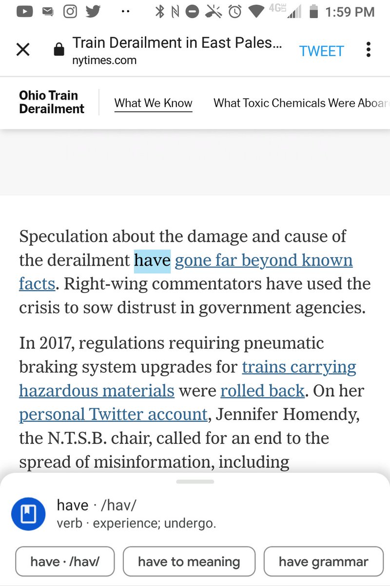 Typos of the New York Times tweet media