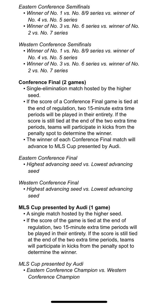 Major League Soccer Playoff 2024