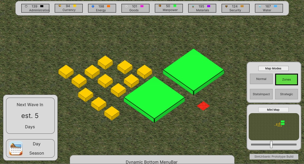 dpgamingblog's tweet photo. So. The zone mode works, the resource system is in place, the Mini Map works. https://t.co/Y047DOvyuI