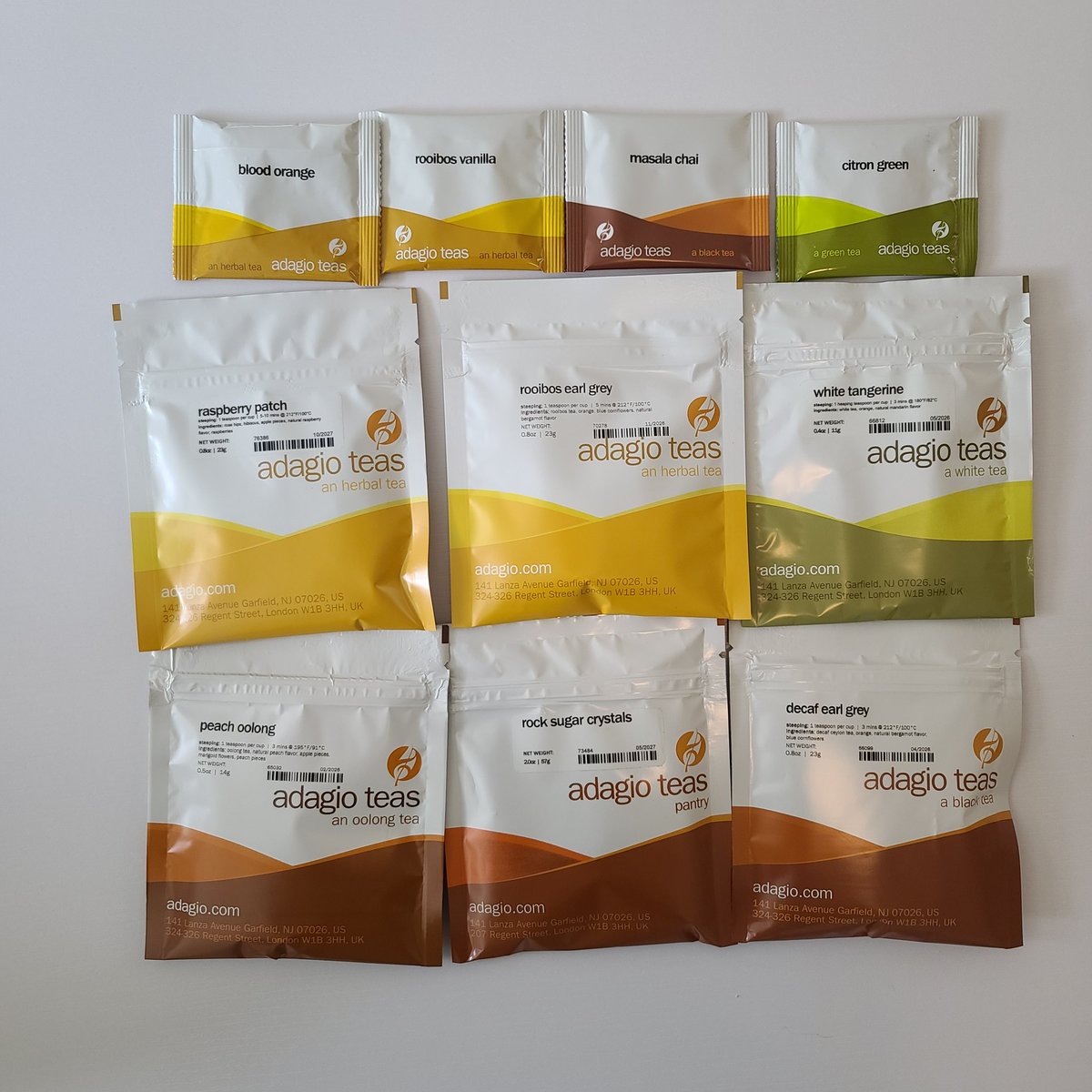 cheralovin's tweet photo. I got some new tea samples to try. Today's pick was the peach oolong and I love it! Very yummy. ☕️ https://t.co/fBZbUsf6yi