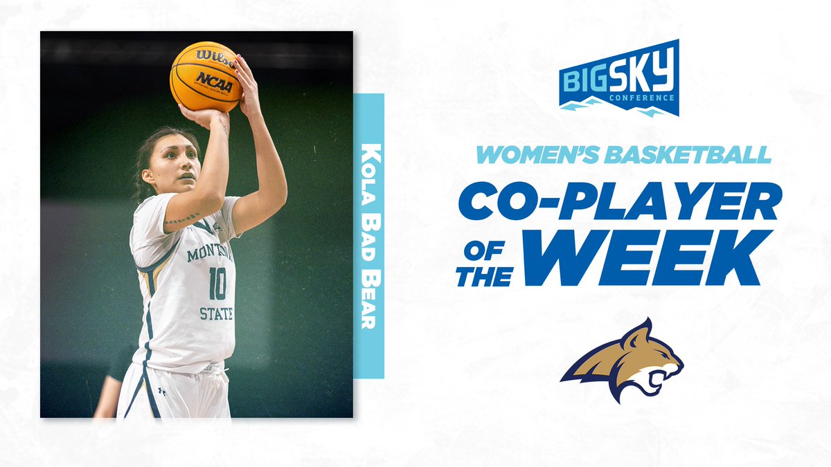 #BigSkyWBB Co-Player of the Week honors go to <a href="/MSUBobcatsWBB/">Montana State WBB</a>’s <a href="/Kola_BadBear/">Koko</a> after her performance for the Bobcats against Montana this weekend 👏

#ExperienceElevated