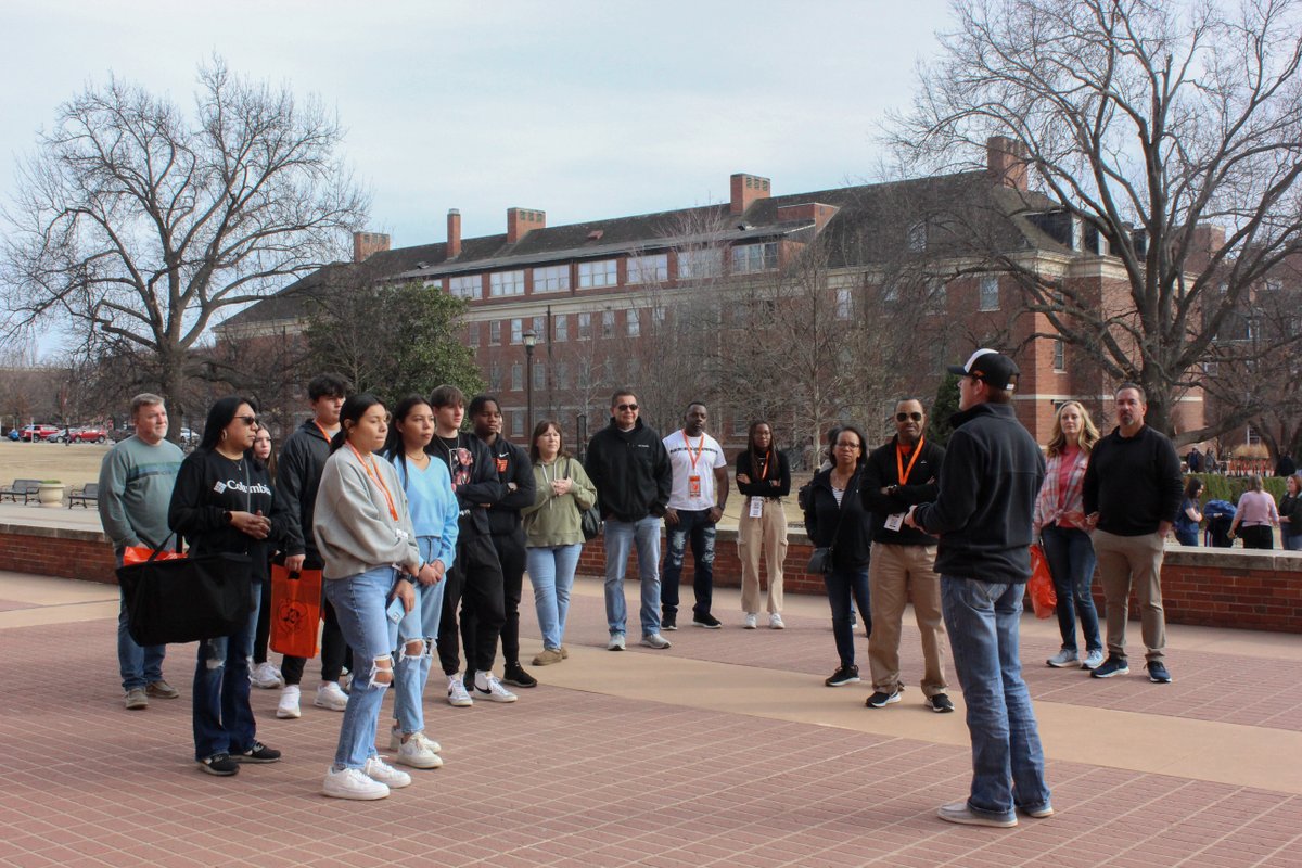 BeAnOSUCowboy's tweet photo. Our first Admitted Student Days event was a hit! We're ready for you to be on campus this fall! Remember to post your photos using #okstate27 and #StillyBound by Wednesday for your chance to win OSU gear. https://t.co/06Z9K6s0WH
