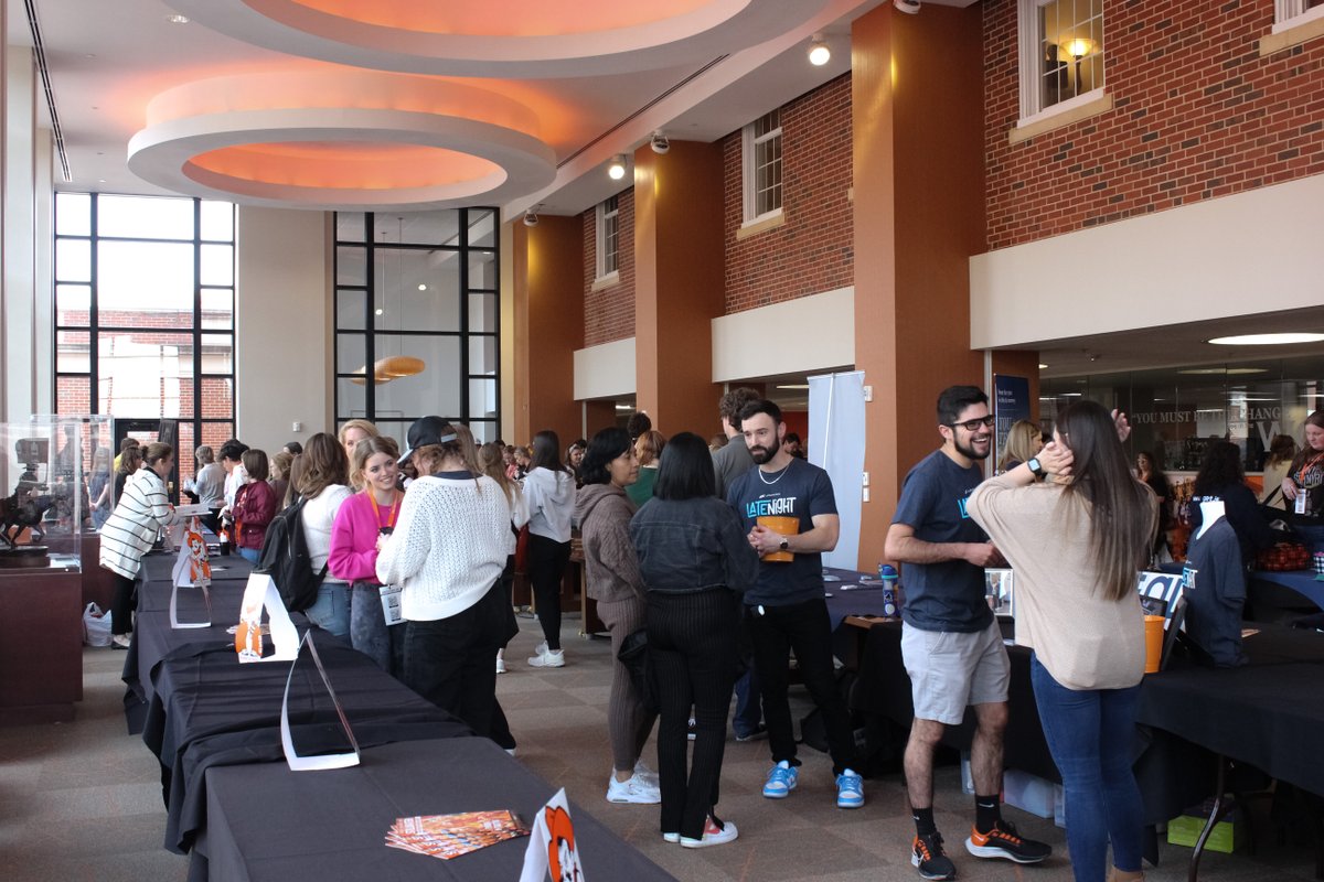 BeAnOSUCowboy's tweet photo. Our first Admitted Student Days event was a hit! We're ready for you to be on campus this fall! Remember to post your photos using #okstate27 and #StillyBound by Wednesday for your chance to win OSU gear. https://t.co/06Z9K6s0WH