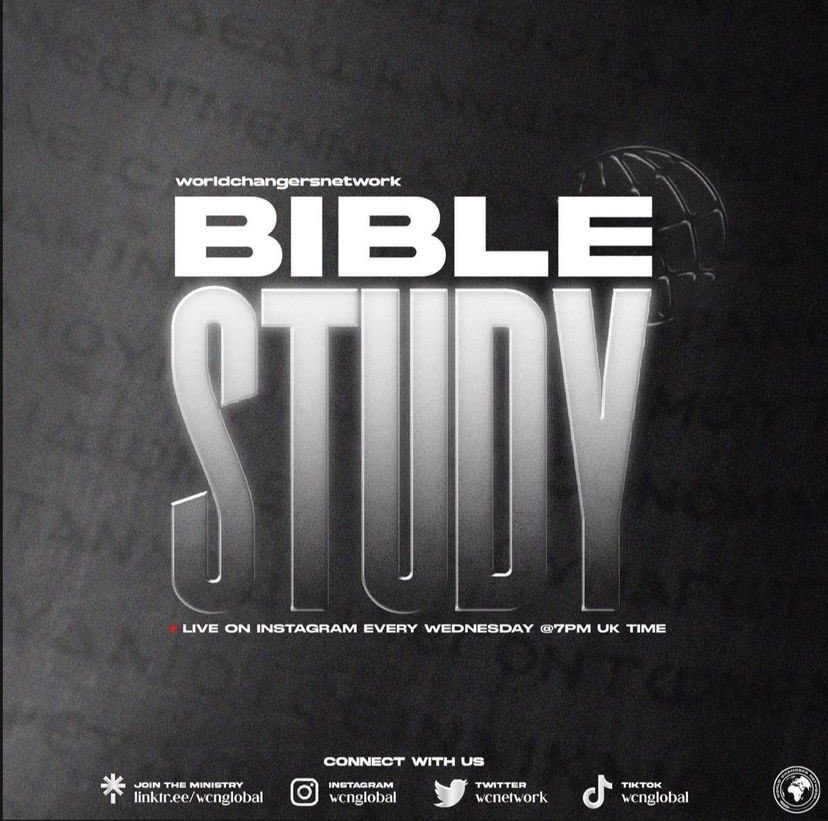 wcnetglobal's tweet photo. Join us tomorrow at 19:00 on Instagram, come ready to receive!!
#jesus #wcnministry #explore #bible #christian #worldchangersnetwork https://t.co/eZ0QarsRCo