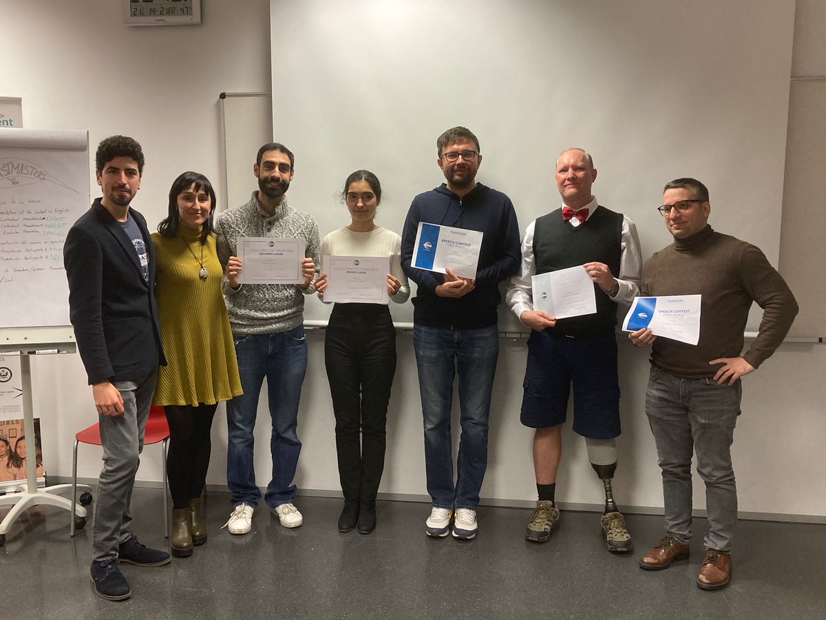 ValenciaTM's tweet photo. 👏Los ganadores de nuestro Concurso de Club!!

¡Os esperamos a todos de nuevo en la próxima sesión!

Únete en: https://t.co/JRLH4MeYZk
---

👏 Winners from our Club Contest!!

We look forward to seeing you on the next session!

Join us on MeetUp: https://t.co/JRLH4MeYZk https://t.co/2D4OhQ7F3E