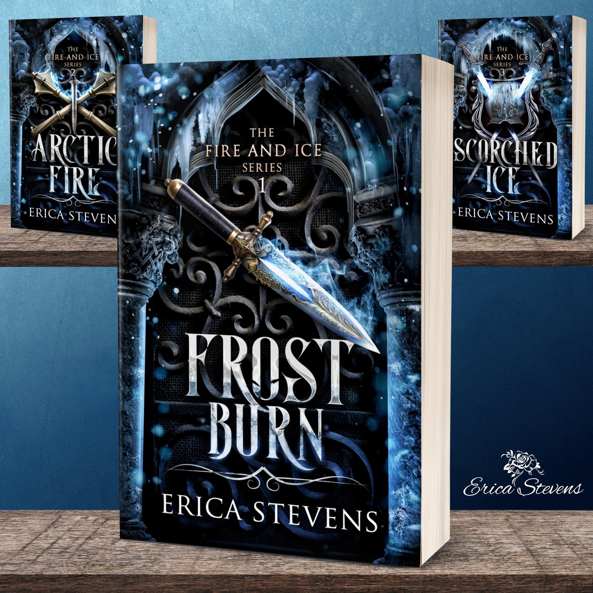 Check out the BRAND NEW Covers for The Fire and Ice Series! They're a perfect compliment to the new Kindred Series covers! They will be updated on retailers very soon.  

#EricaStevens #KindredSeries #ParanormalRomance #Vampires