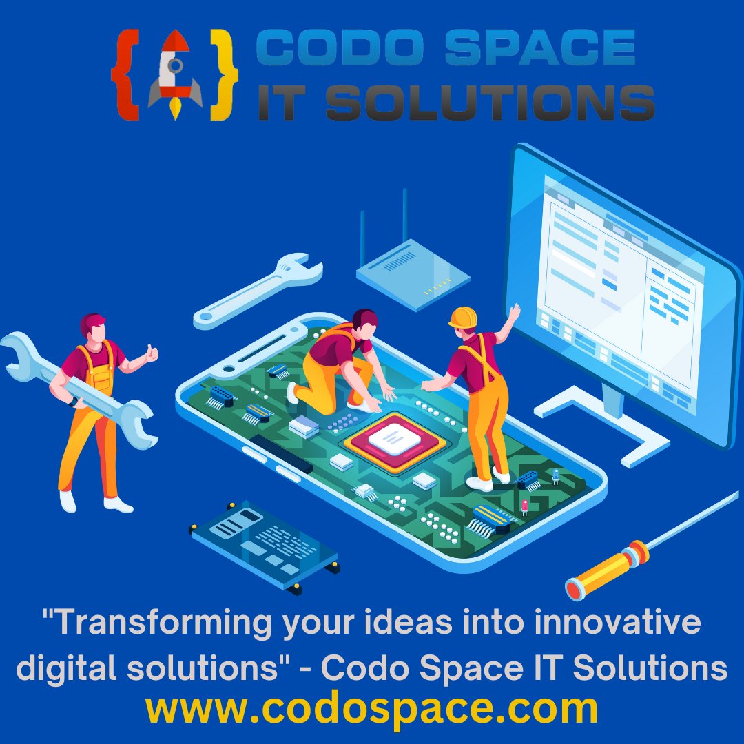 CodoSpace's tweet photo. Our team specializes in creating software solutions that align with your specific requirements.
https://t.co/aQ18dbius2

#SoftwareDevelopment #Programming #Coding #WebDevelopment #AppDevelopment #Tech #Developer #CodeNewbies  #Agile #DevOps #OpenSource #Python #Java #javascript https://t.co/RFT5NcgrzK