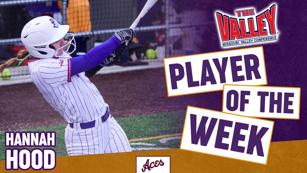 Congratulations to this week's Missouri Valley Conference Player of the Week - Hannah Hood!

📰 bit.ly/3YWP3l5

🥎 #ForTheAces