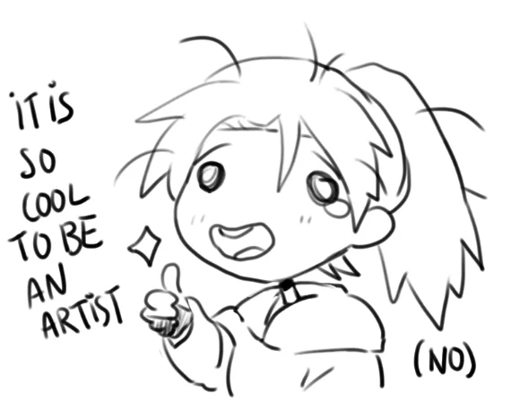 Spent all noon drawing: no new art 