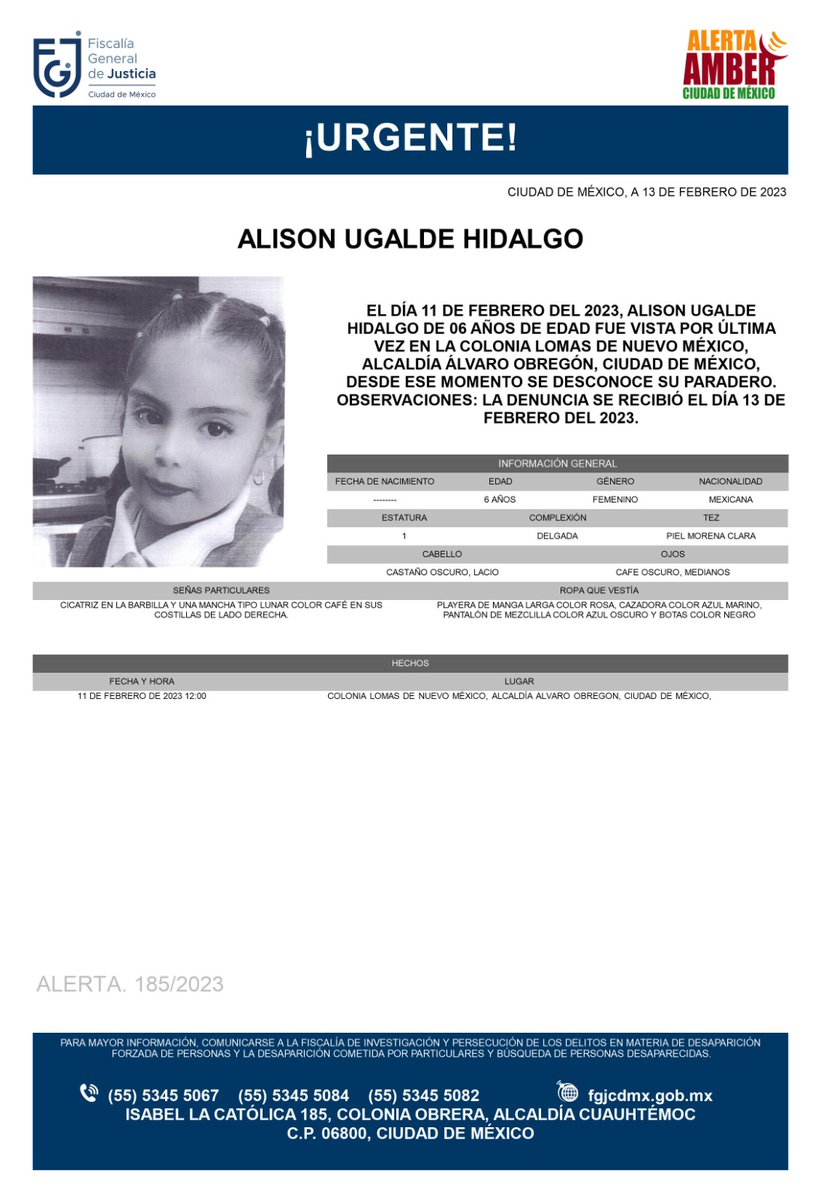 QuePocaMadre_Mx's tweet photo. *QPM*

📢🚨 ACTIVAN ALERTAS POR 4 MENORES DESAPARECIDOS EN #CDMX 🚨‼️
#AlertaAmber

La @FiscaliaCDMX, activó cuatro Alertas Amber para localizar a cuatro menores de edad reportados como #desaparecidos en lo que va de febrero, en diferentes Alcaldías de la capital. https://t.co/yRQXwzupD7