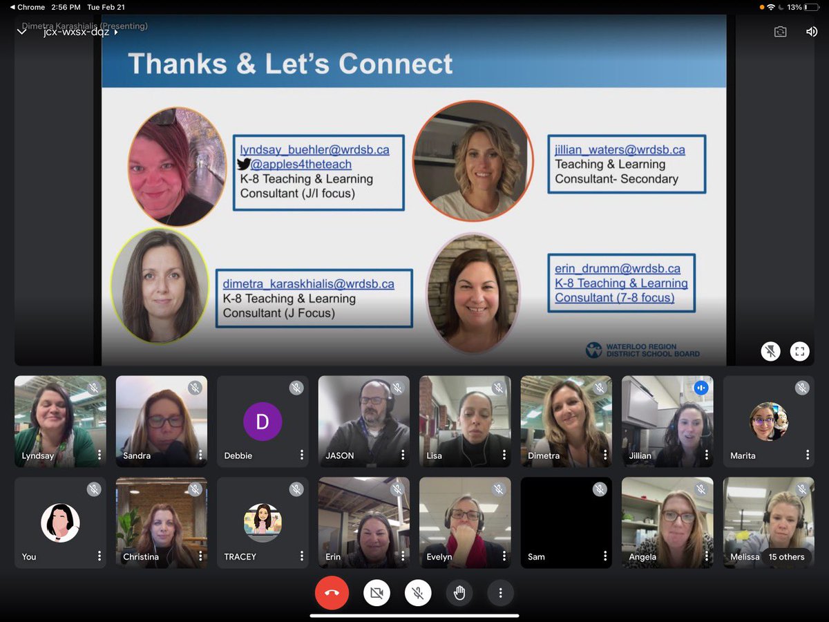 My brain is going to explode! Fabulous <a href="/ELCOntario/">ELCOntario</a> session today. Shout out to <a href="/wrdsb/">Waterloo Region DSB</a> for the generous sharing and inspiring conversation!@apples4theteach