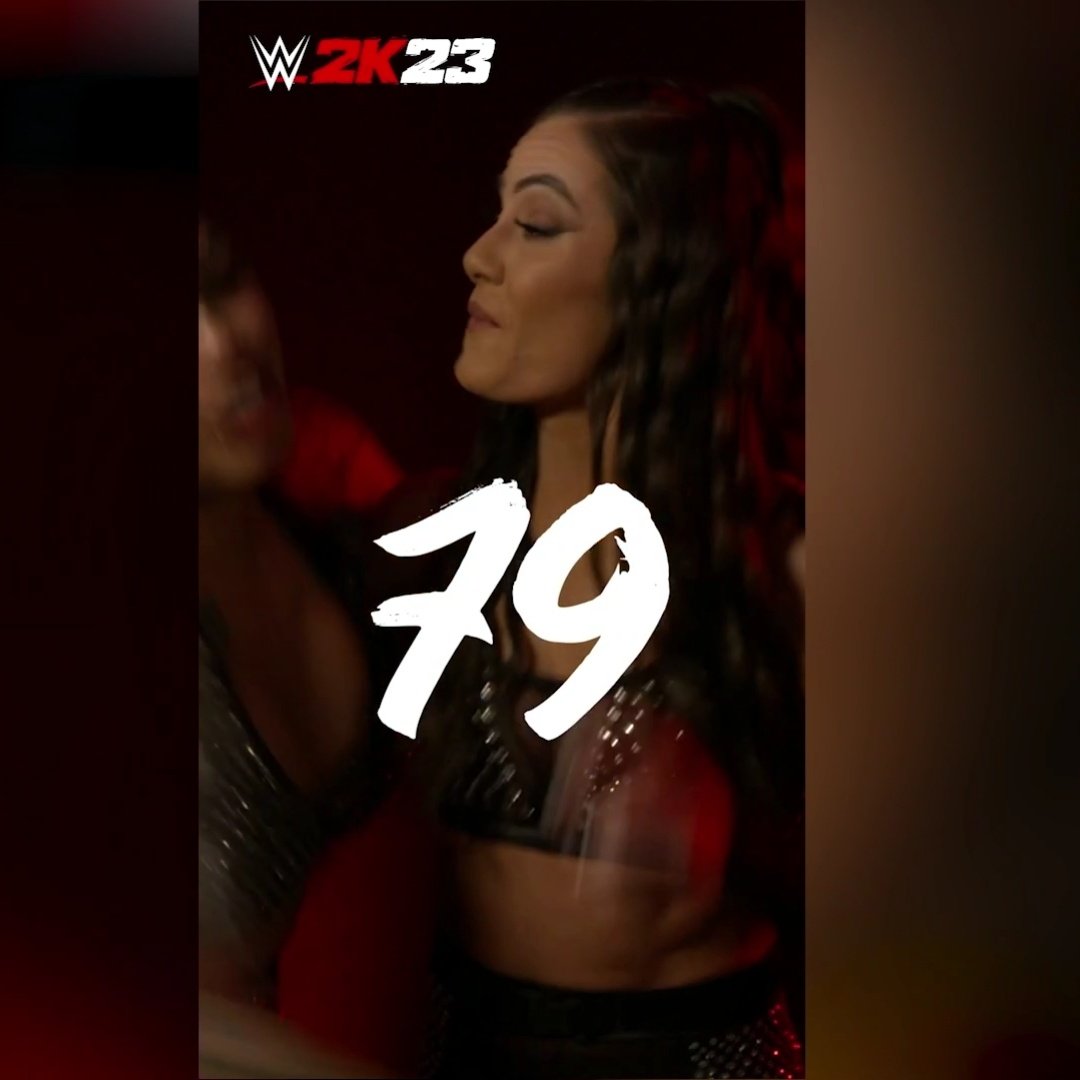 thebujee's tweet image. Kayden's rating is a 76, and Katana's rating is a 79! #WWE2K23
