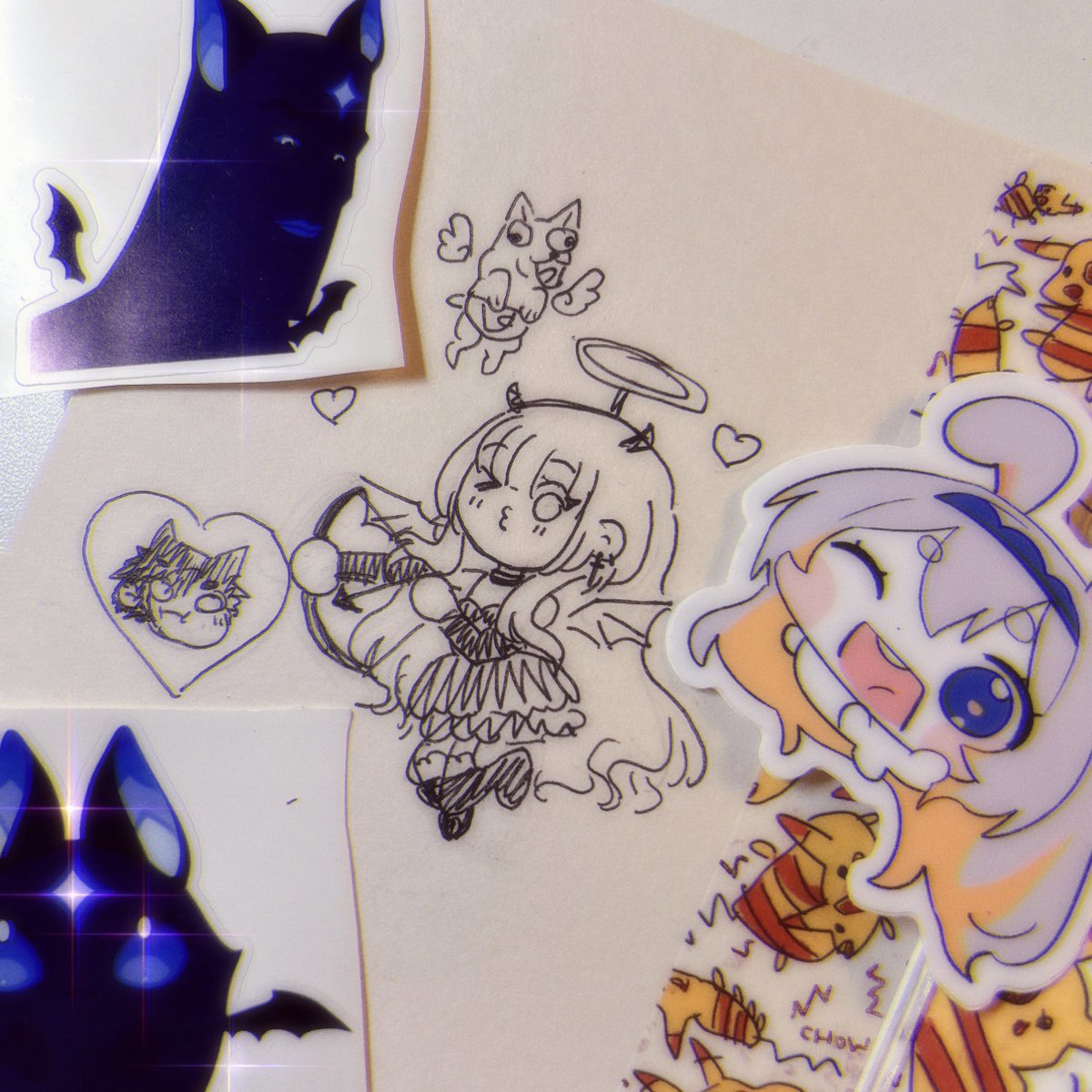 eipuru_'s tweet photo. I got a card from mama @starriidesu 🥺🥺 look at this friggin cute doodle 😭😭❤️‍🩹 #EIPUWU #JushLart #FSIH https://t.co/2f5Yfwv6ou