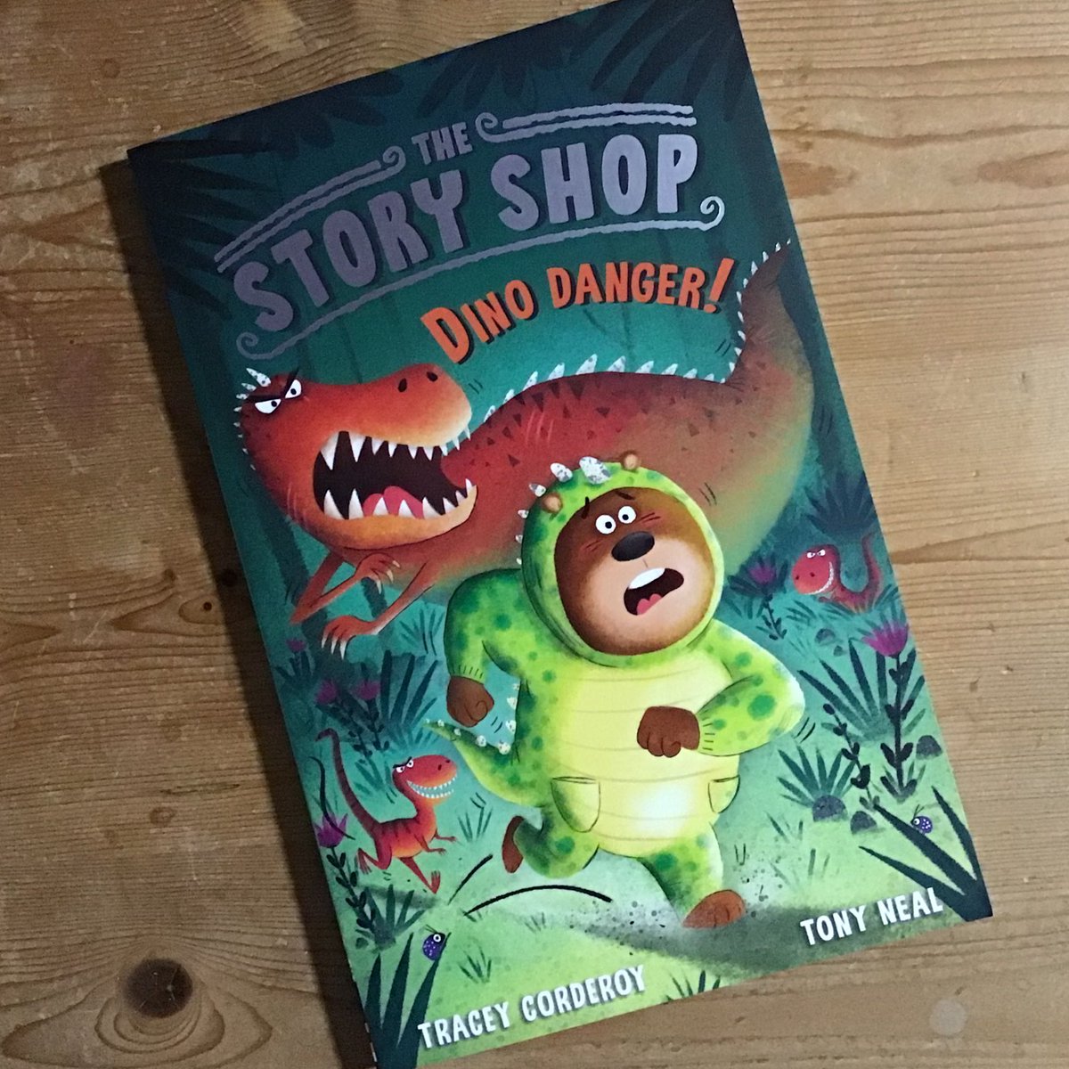 The #StoryShop series by @TraceyCorderoy and @Tonynealart is very popular in my class and we cannot wait to share Book 3, Dino Danger! Thank you @LittleTigerUK 🦖