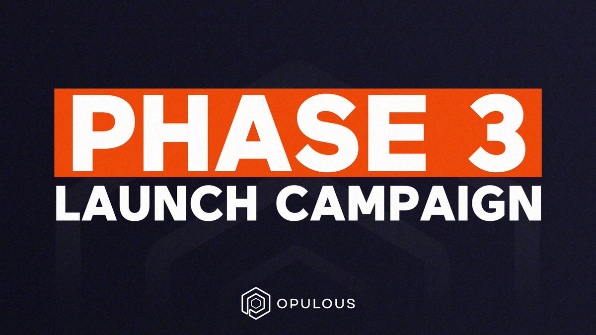 opulousapp's tweet photo. 🚀🎶 PHASE 3 IS COMING!

Starting on March 1st, we'll begin our Phase 3 Launch Campaign as we march toward the release of our full platform! 🗓️

Including ⤵️

✅ Artist Announcements
✅ Product &amp; Platform Teasers
✅ Launch Events
✅ Partnerships
✅ Even MORE surprises

$OPUL https://t.co/pIbXGIvmWR