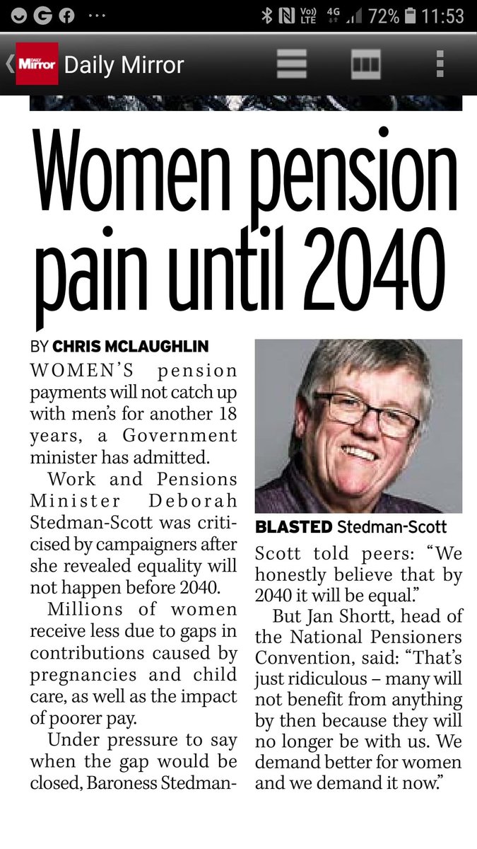 terryelaineh1's tweet photo. Equalisation? @stevewebb1 @MartinSLewis 

#Equality of #StatePensionAge does not mean #Equality of #StatePension 

#50sWomen have NEVER had #Equality and WOMEN will not for the foreseeable future! 

#DirectDiscrimination Found! 
#FullRestitution is our RIGHT! https://t.co/9gqUIamlZH