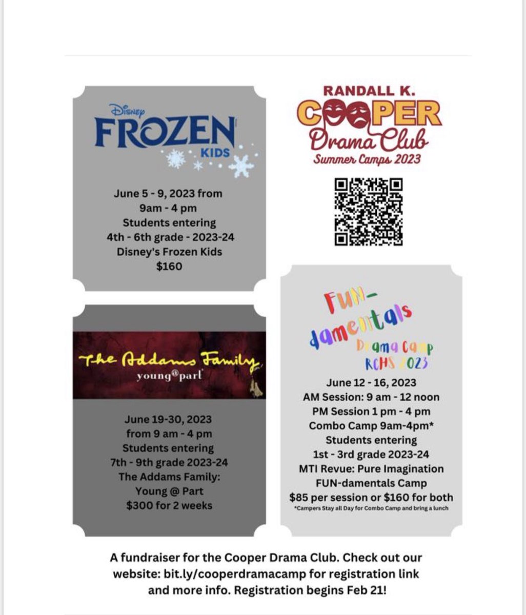 Come have fun this summer!