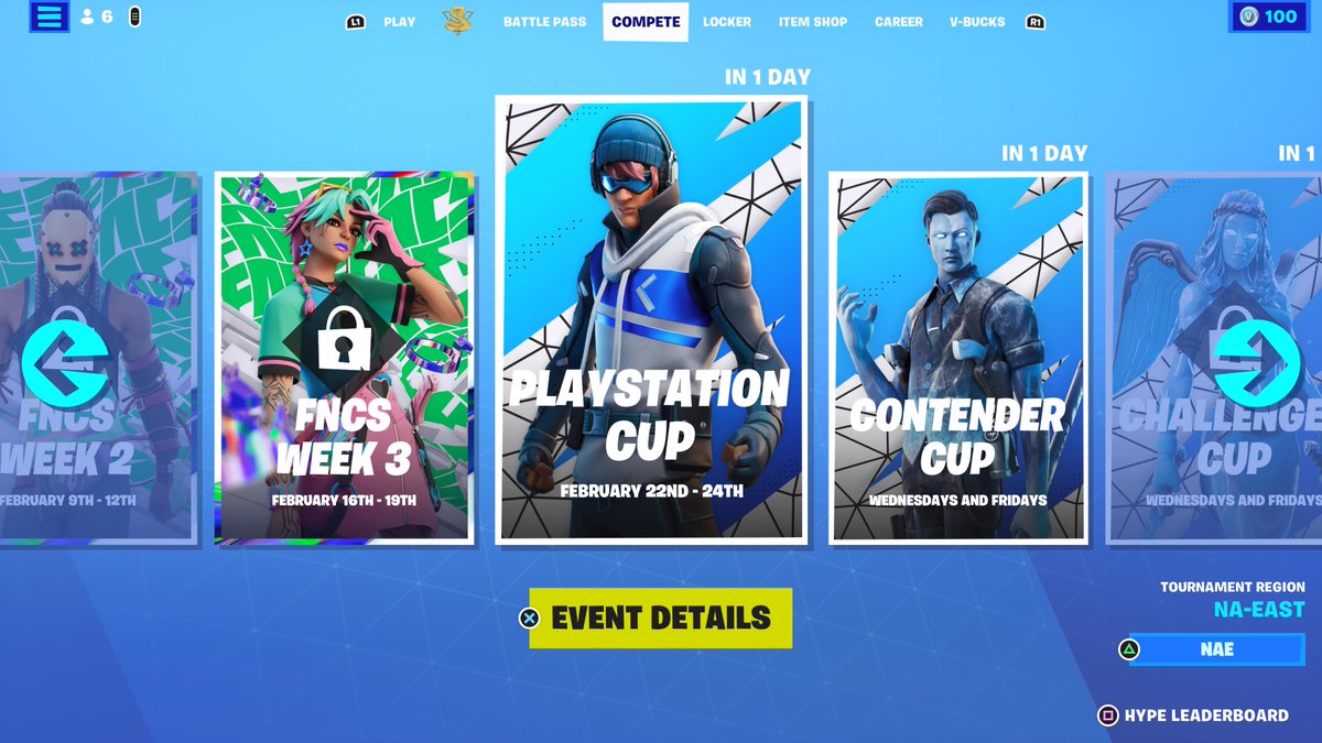 Ps Cup Starts tomorrow let's go