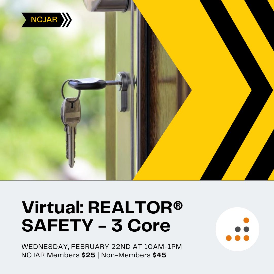 CrystalNCJAR's tweet photo. Learn how you can easily keep business risks low while increasing opportunities for growth and MORE! REGISTER TODAY and Attend Tomorrow, Feb. 22nd at 10am-1pm! Register Online: https://t.co/Jqs23YP7ln #NCJAR #CE #NJ #RealtorSafety #RealEstate #Realtor https://t.co/345An1XhML