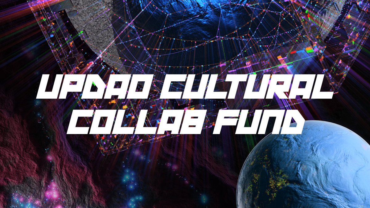 UPDAO_'s tweet photo. ACTION ITEM: Feedback on the #UPDAO Cultural Collaboration Fund (in ideation), encouraging members to actively identify, promote, and #create content representing the #culture of the organization.
🪐🪐🪐
Find it in the UPDAO Discord channel: https://t.co/SY00UnoUs9 https://t.co/dserrORxpA