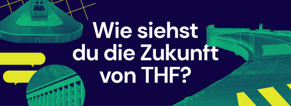 #THF Halle* für Alle
Zukunftswerkstatt #2
Sonnabend, 25.02.2023 von 10 bis 22 Uhr
Startbahn – Herrfurthplatz 14, 12049 Berlin 
transformationsbuendnis-thf.de/news/zukunftsw…
