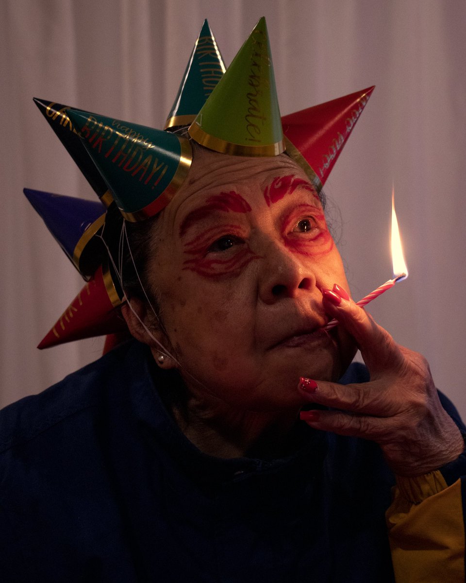 peter_devito's tweet image. The picture I took of my grandma for her 85th birthday got published in Vogue😭