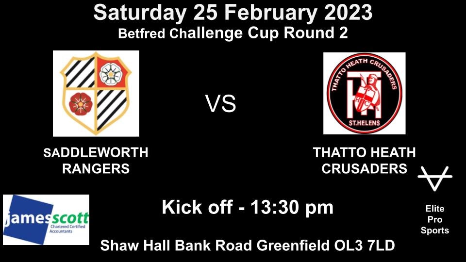 This Saturday <a href="/TheChallengeCup/">Betfred Challenge Cup</a> 13:30pm 2nd Round action at home to <a href="/ThattoRugby/">Thatto Heath Crusaders</a> More details to follow.
