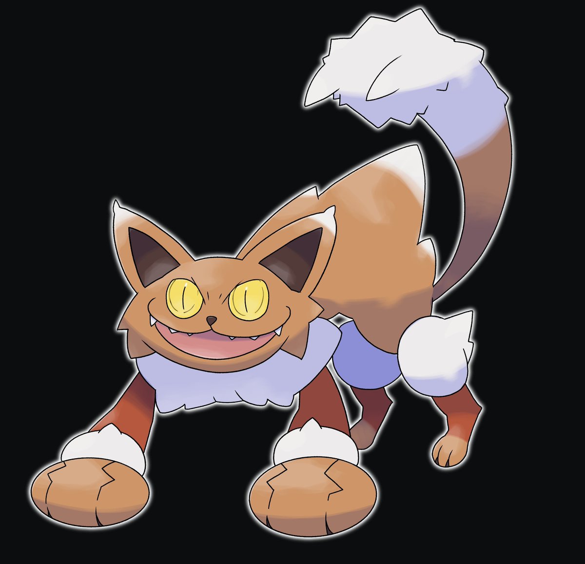 Fakemonforever On Twitter https youtu be GgdYBZ7Vmns Glisclaw The purple-cat-pokemon-name-ipanemabeerbar
