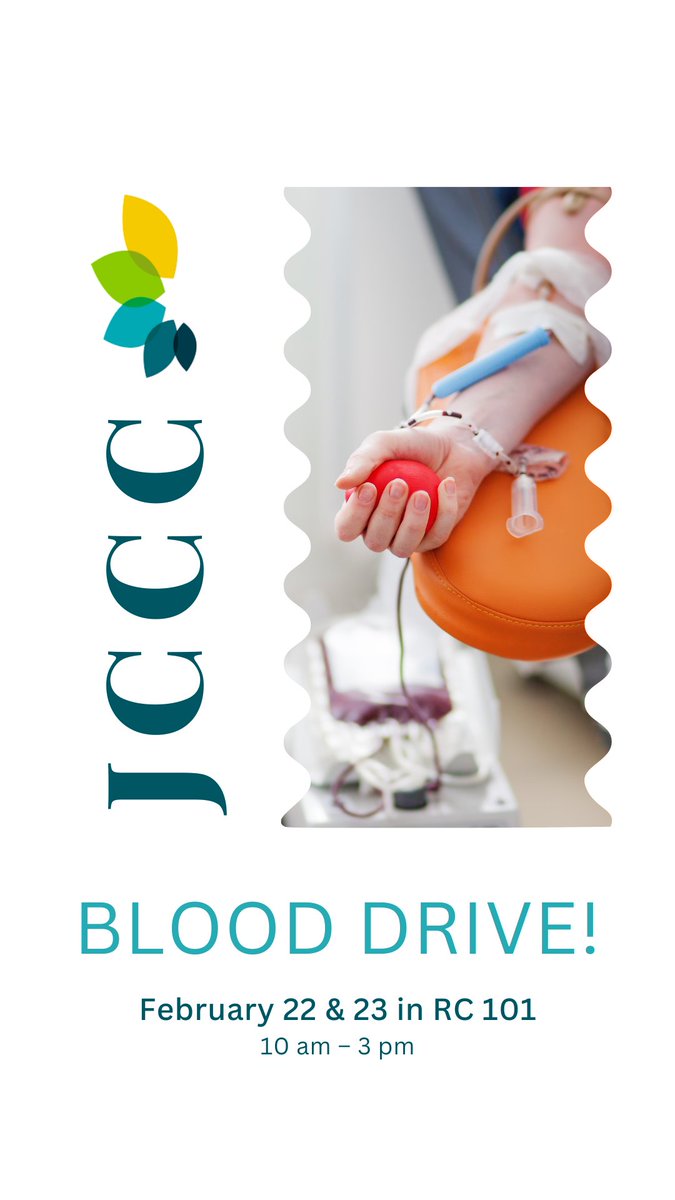 Don't forget! 🩸 Blood Drive Wednesday &amp; Thursday in RC 101 from 10 a.m. - 3 p.m.