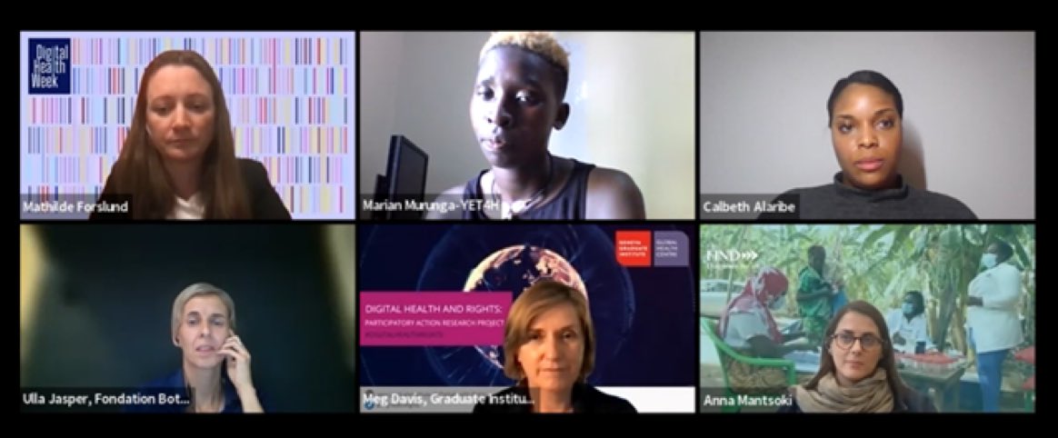 'It is important to empower women, to build community and trust – and ultimately transform the entire health system'- @amantsok
#DigitalHealthWeek #DiagnosisForAll

@FondationBotnar @Trans4m_Health @womeninGH @yet4uhc @GVAGrad_GHC @FINDdx