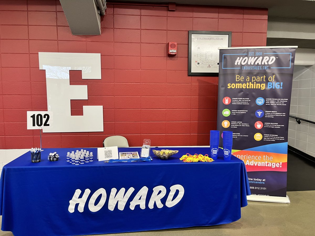 Today and tomorrow from 10am-3pm you can find us at Coleman Coliseum on The University of Alabama campus! Stop by and hear from our Corporate Recruiter about exciting things happening at Howard! For more career information, visit bit.ly/40H1TFt!