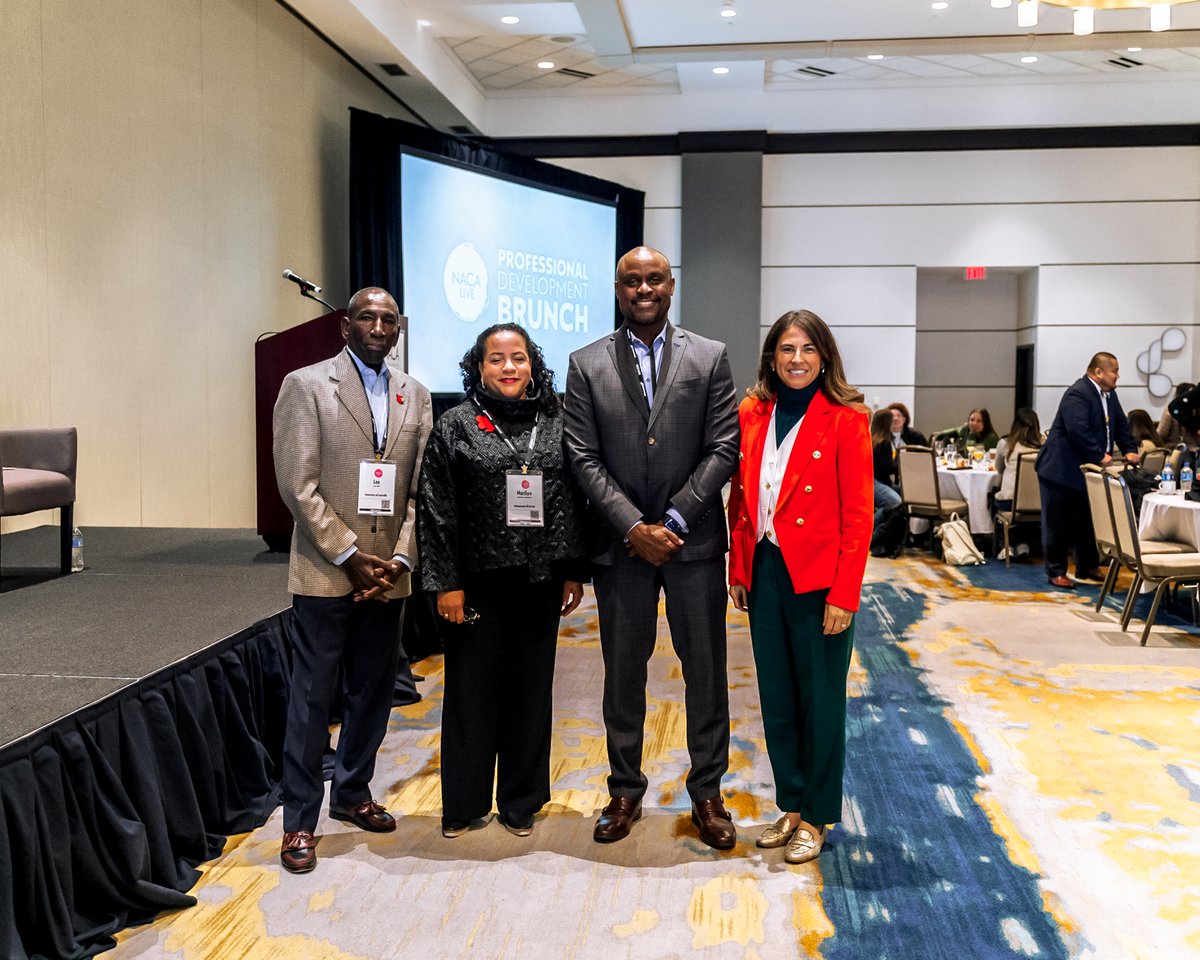 THENACA's tweet photo. We want to thank our panelists at our professional development brunch for helping us explore the way we show up in the world and how we can return to our communities and be vocal advocates to end systemic racism. #NACALive https://t.co/avvO73ZjxX
