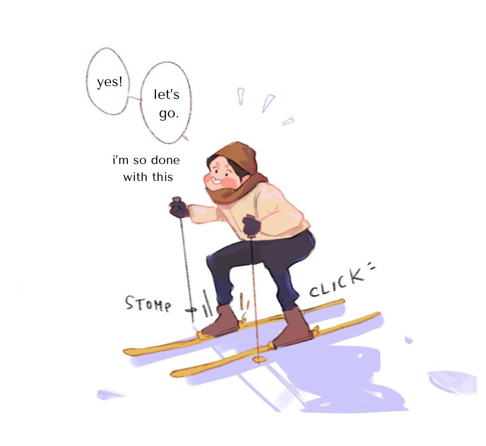 ski resort au 2/?
snow bambi &amp; married behavior 