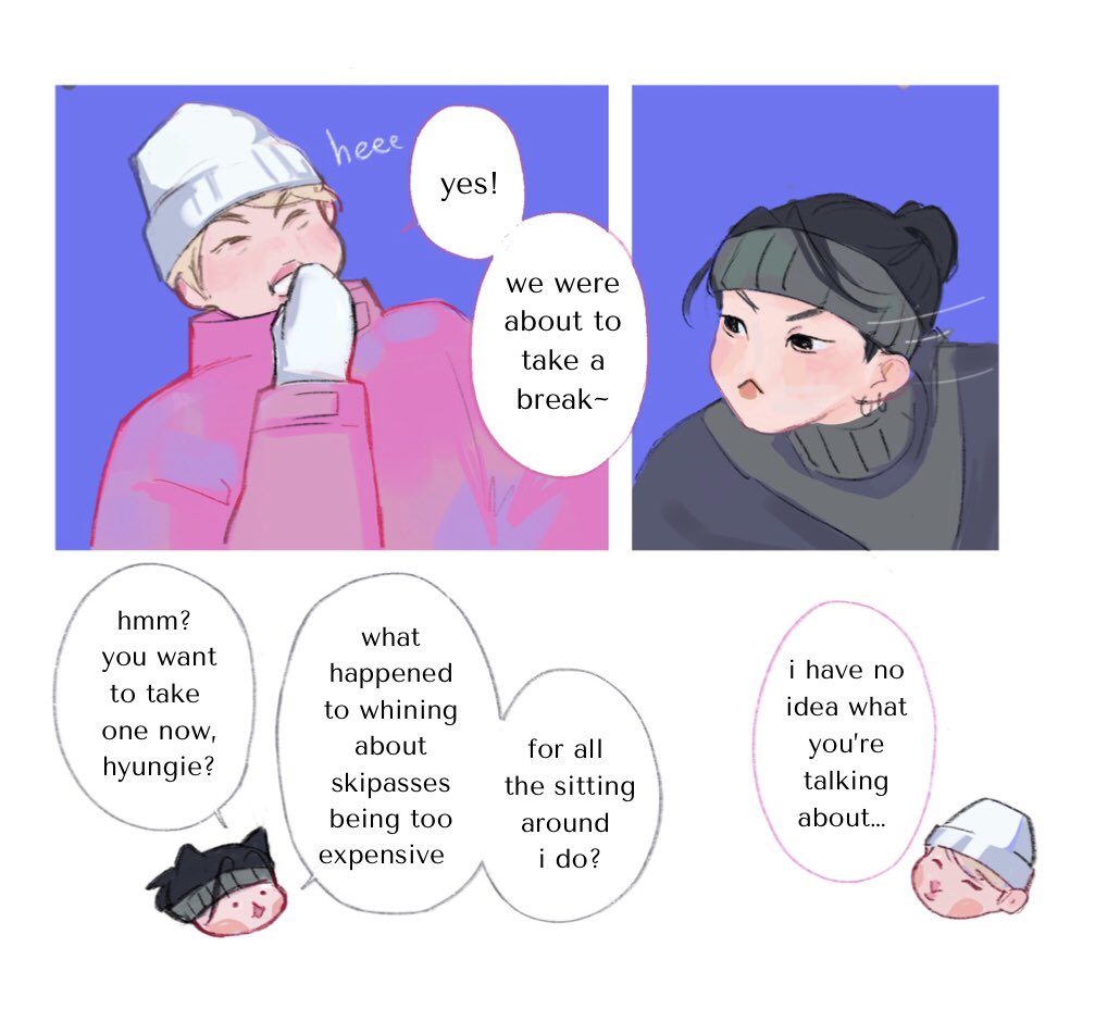 ski resort au 2/?
snow bambi &amp; married behavior 