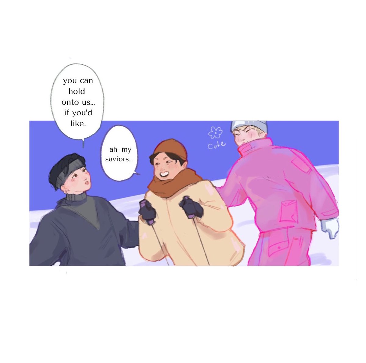 ski resort au 2/?
snow bambi &amp; married behavior 